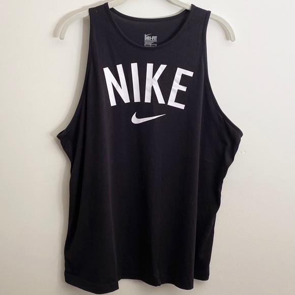Nike Tops - Nike Black and White Graphic Tank Top